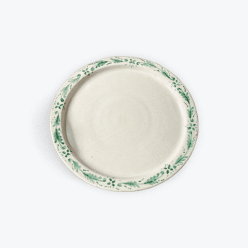 Collette Dinnigan Fiori Green Swirl Dinner Plate