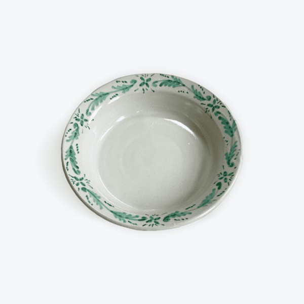 Collette Dinnigan Fiori Green-Swirl Soup Bowl