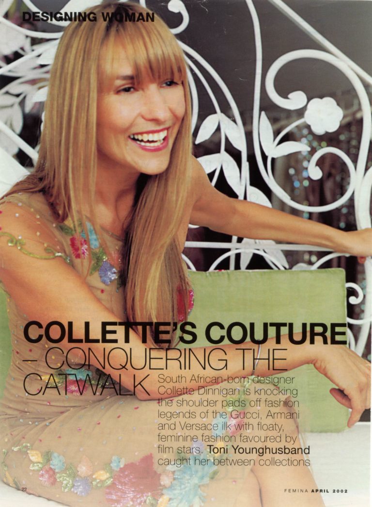 Collette Dinnigan-Femina-UK-April-2002-1-of-3 Press