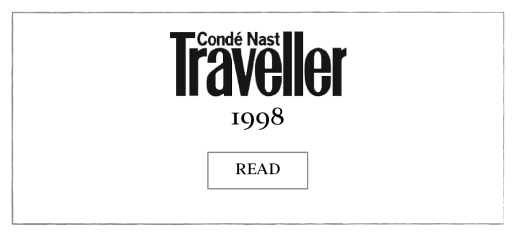 Collette Dinnigan Press Conde Naste Traveller 1998