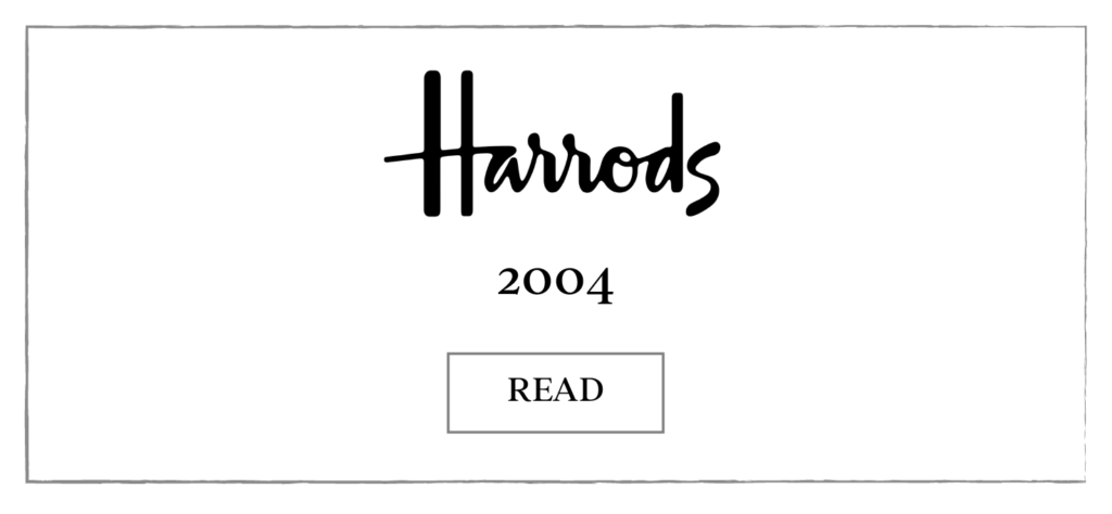 2004 Harrods Catalogue UK Collette Dinnigan Fashion Editorial