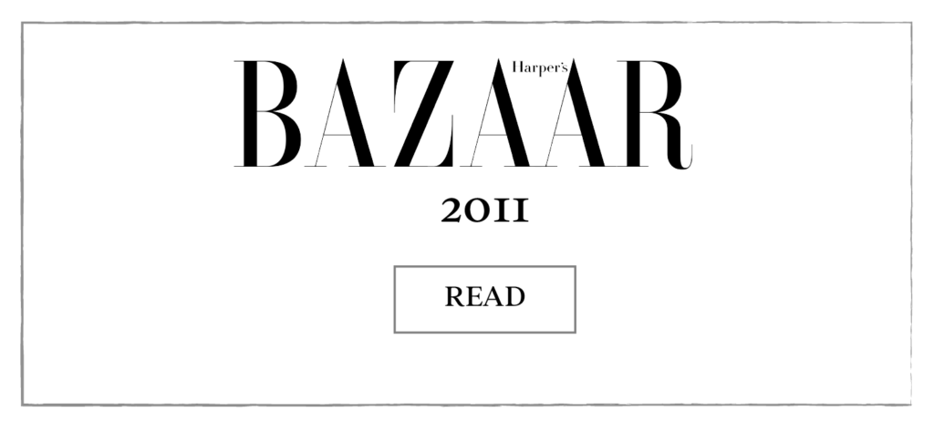 October 2011 Bazaar Magazine Collette Dinnigan Fashion Editorial