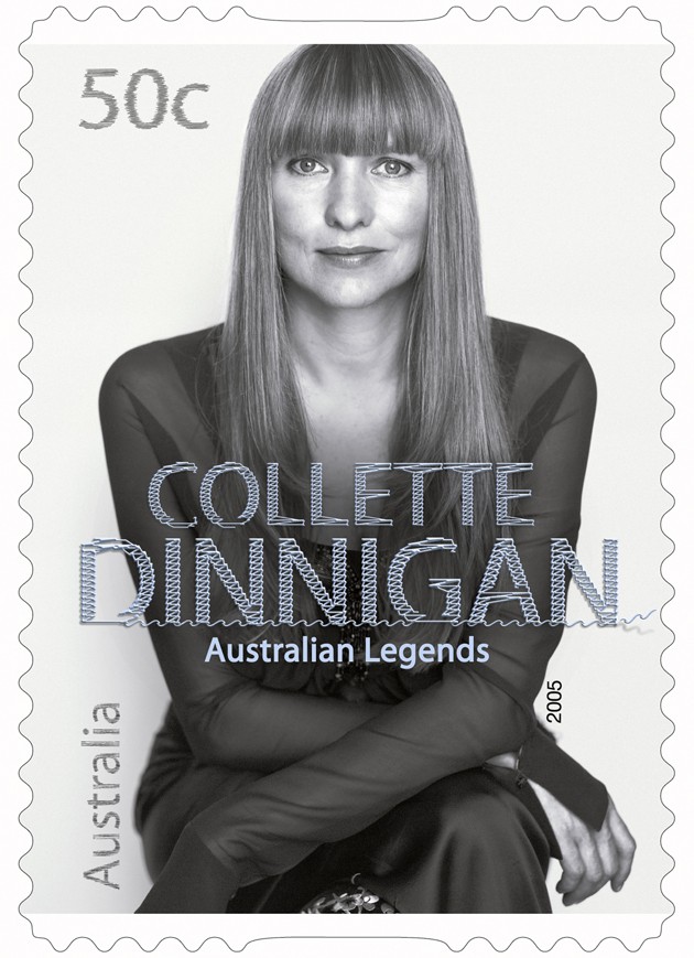 Collette Dinnigan Australia Post Stamp 2005