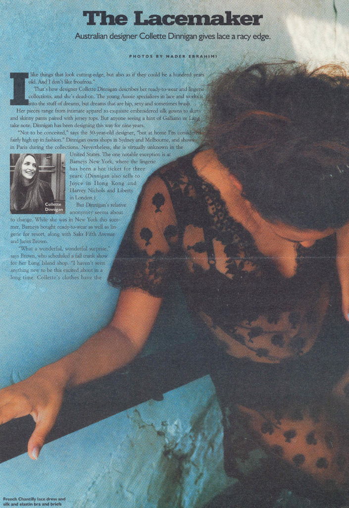June 1996 Womens Wear Daily Fashion Editorial photographer Nader Ibrahimi