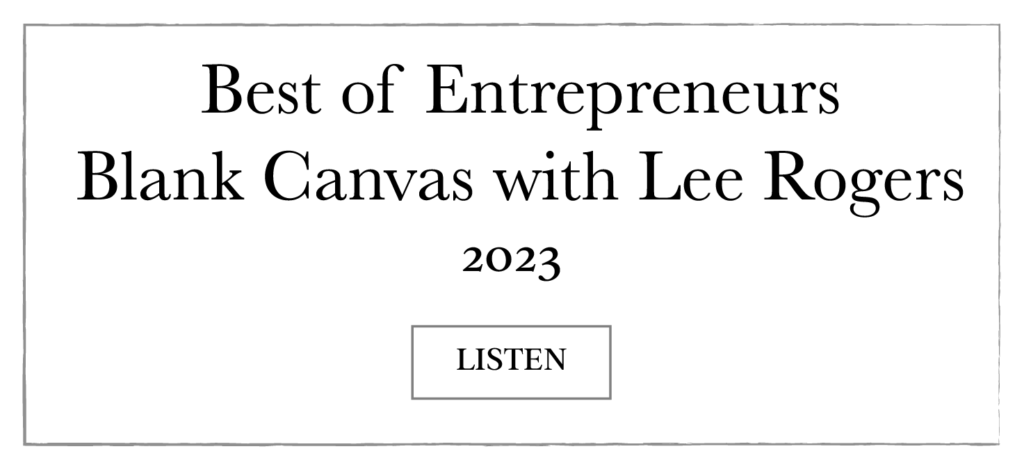 Podcast with Collette Dinnigan and Blank Canvas Lee Rogers